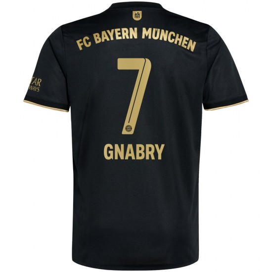Camisola Bayern de Munique Serge Gnabry 7 Equipamento Segundo 2021-2022 Manga Curta